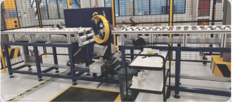 ZCN090C-X（1550、2500）跑道式線(xiàn)圈數(shù)控包帶機(jī)（輸送帶結(jié)構(gòu)